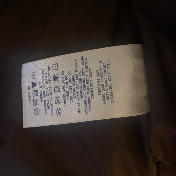 Lands’ End Floral Puffer Vest Girls size Medium - Picture 2 of 6